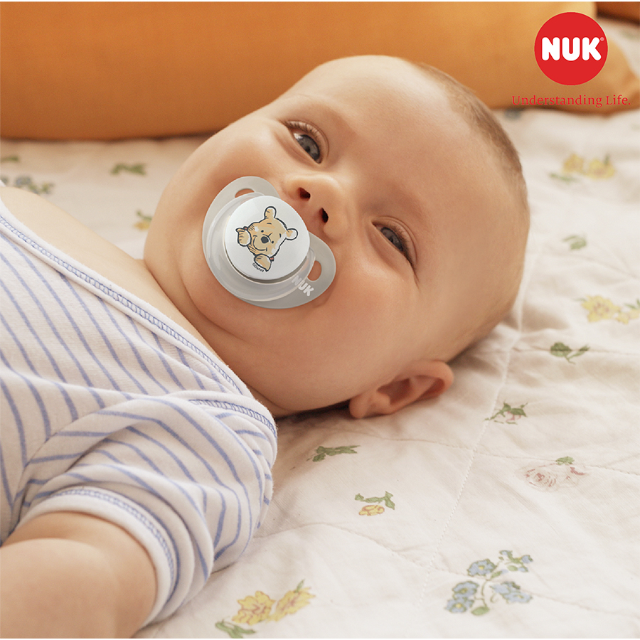 Bộ 2 Ti Giả NUK Sleeptime Silicone Plus 0 - 6m (Disney)